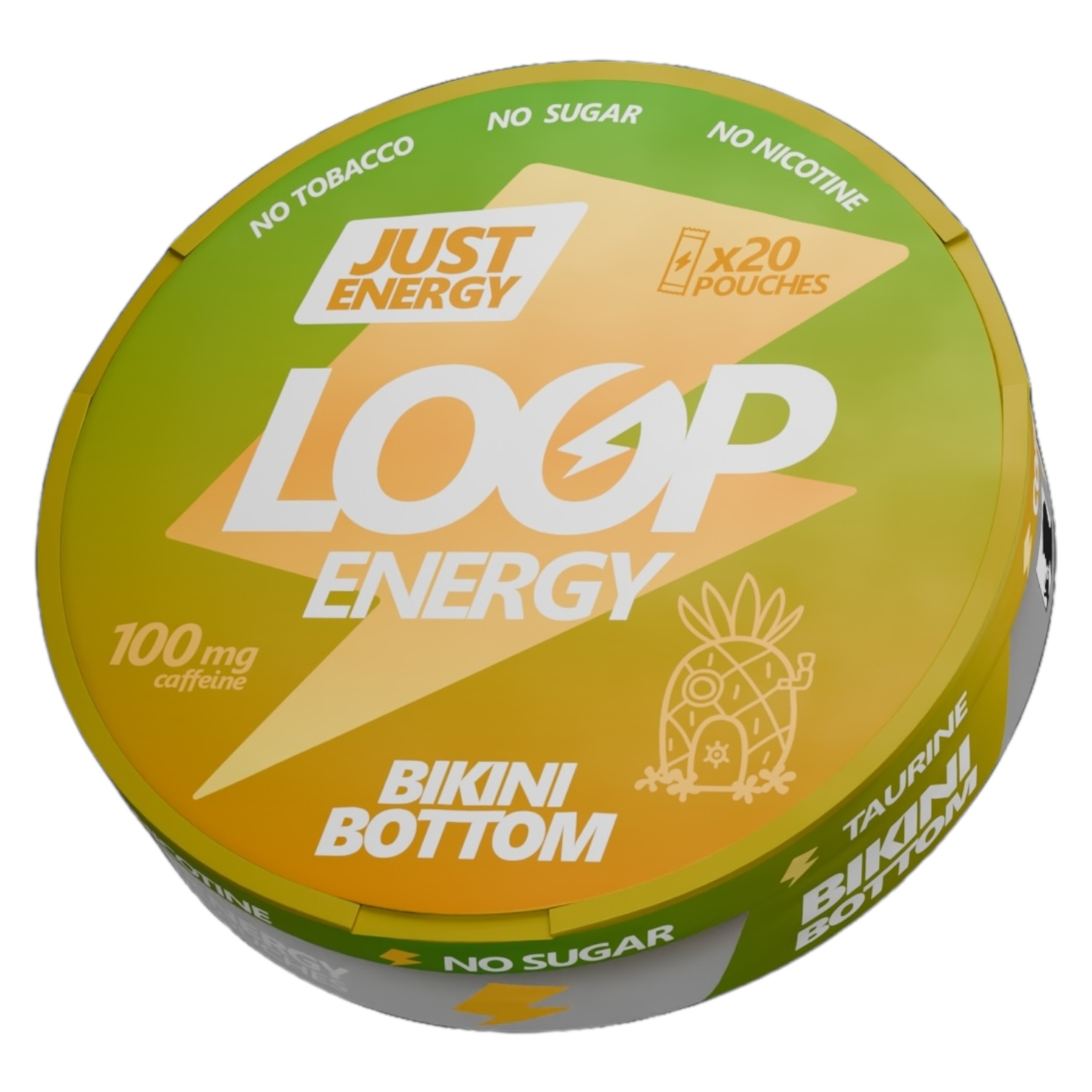 LooP - COFFEINE - BIKINI BOTTOM - Ананас (100mg)