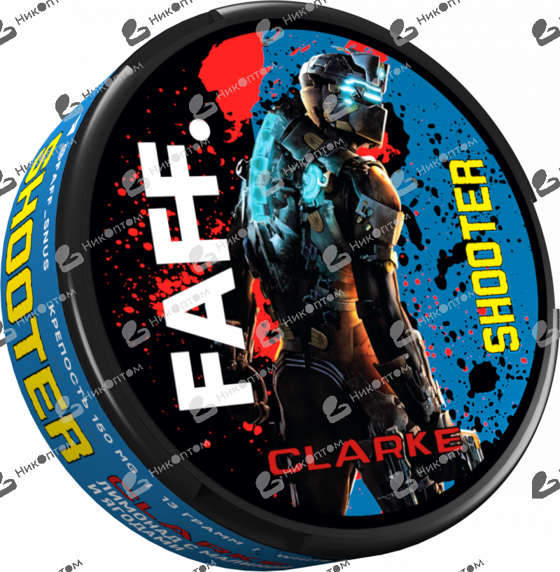 FAFF. - SHOOTER - CLARKE - Лимонад с Малиной и Ягодами (150mg)