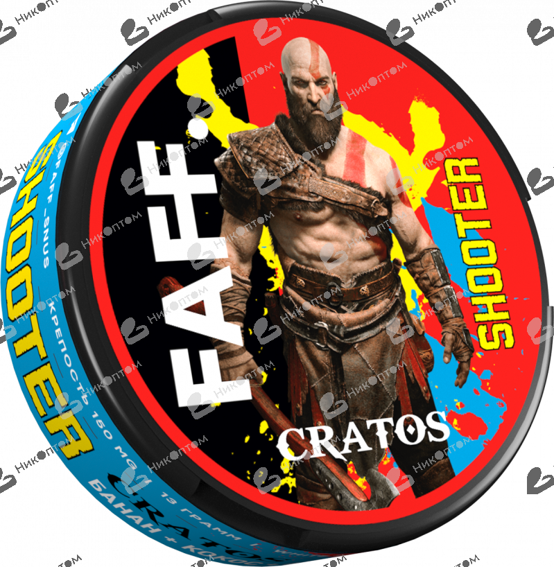 FAFF. - SHOOTER - CRATOS - Банан + Кокос + Ананас (150mg)