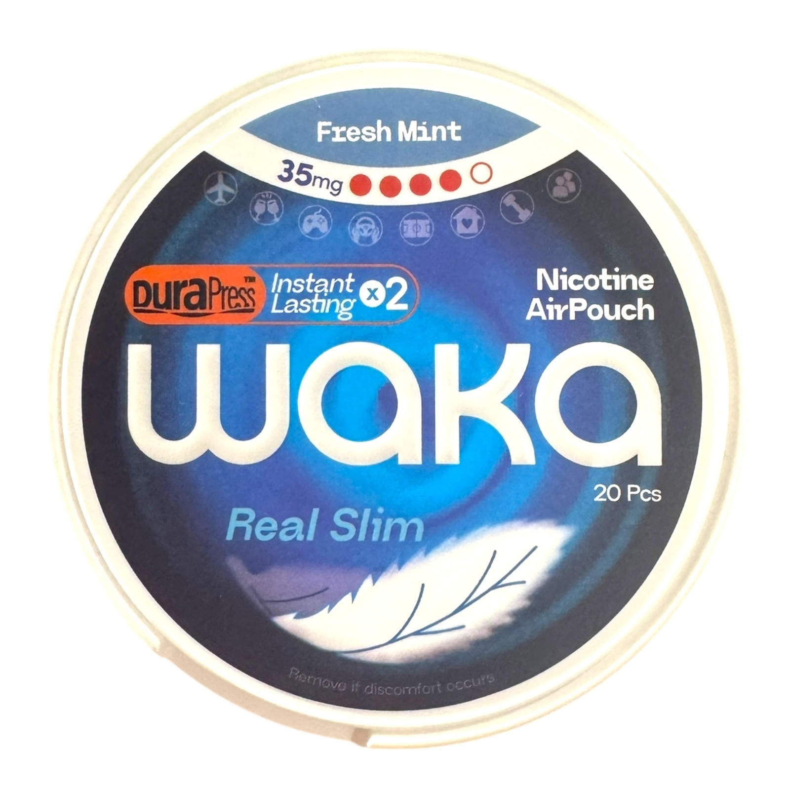 WAKA - AirPouch - LEMON MINT (35mg)