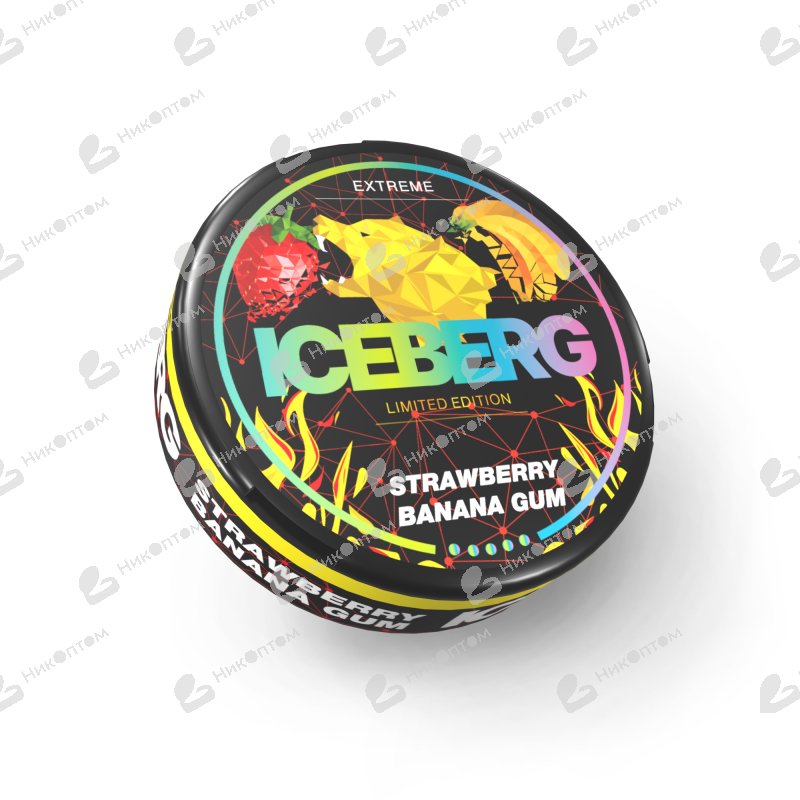 ICEBERG - Strawberry Banana Gum (130mg)