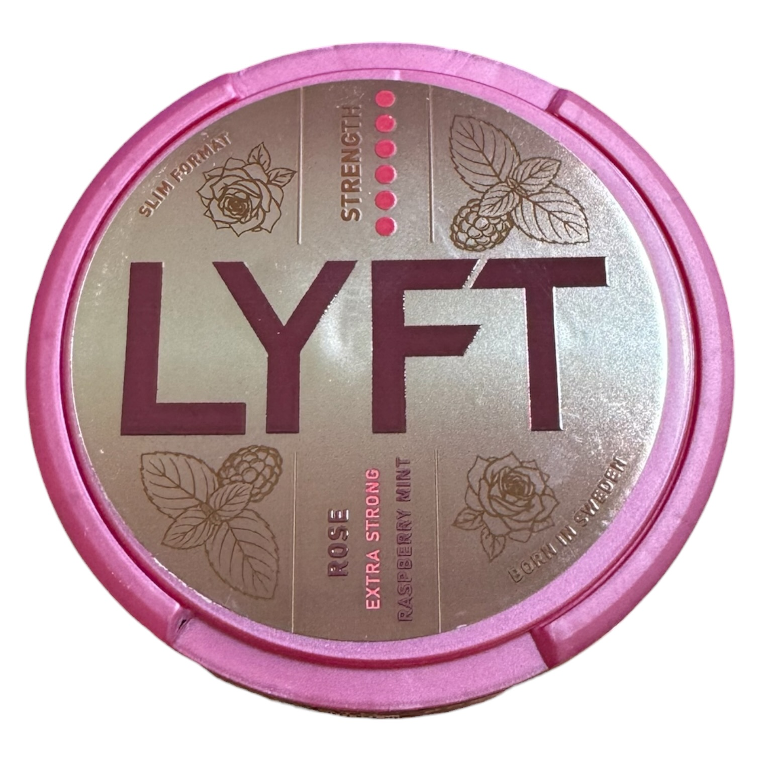 LYFT - CL - ROSE - EXTRA STRONG - RASPBERRY MINT (90mg)
