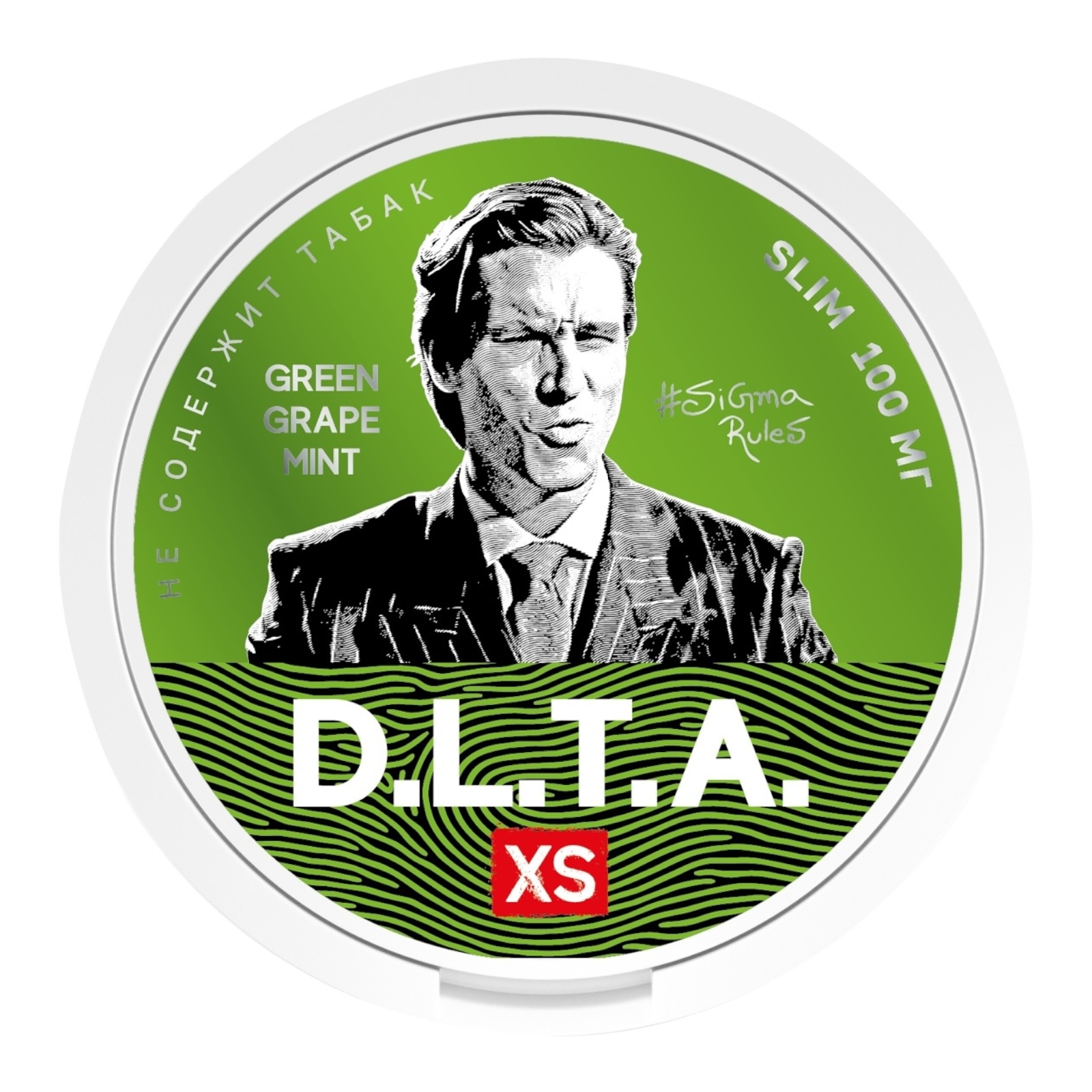 D.L.T.A. - MINI - SLIM - GREEN GRAPE MINT (100mg)