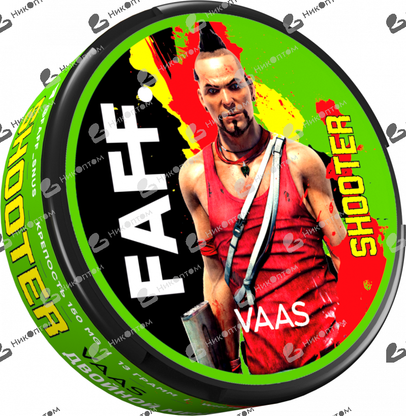 FAFF. - SHOOTER - VAAS - Двойной Ментол (150mg)