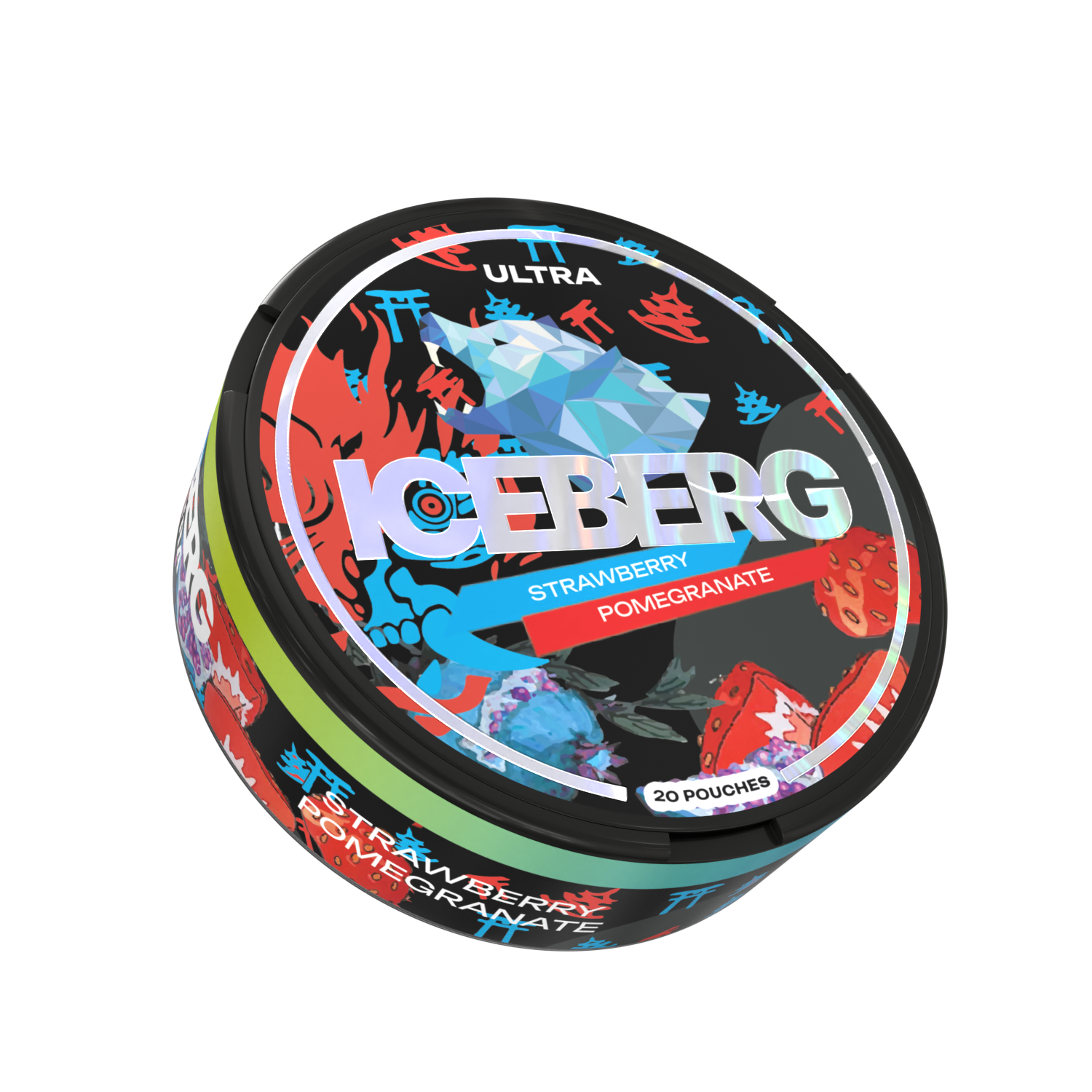 ICEBERG - RS - STRAWBERRY POMEGRANATE (150mg)