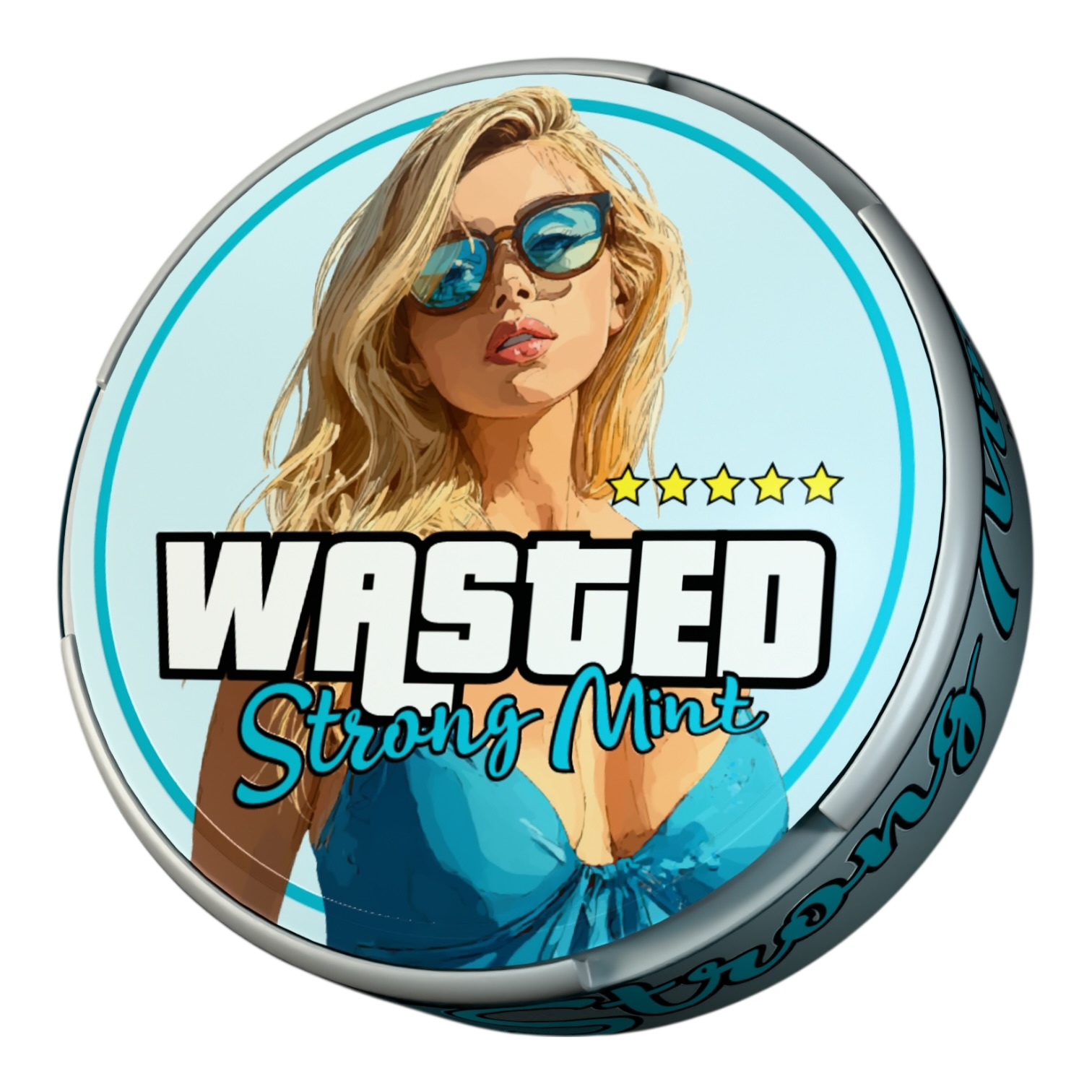 WASTED - STRONG MINT - Мята (200mg)