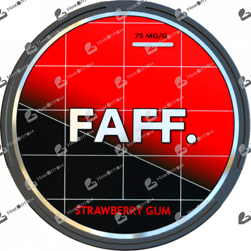 FAFF. - 75mg - STRAWBERRY GUM