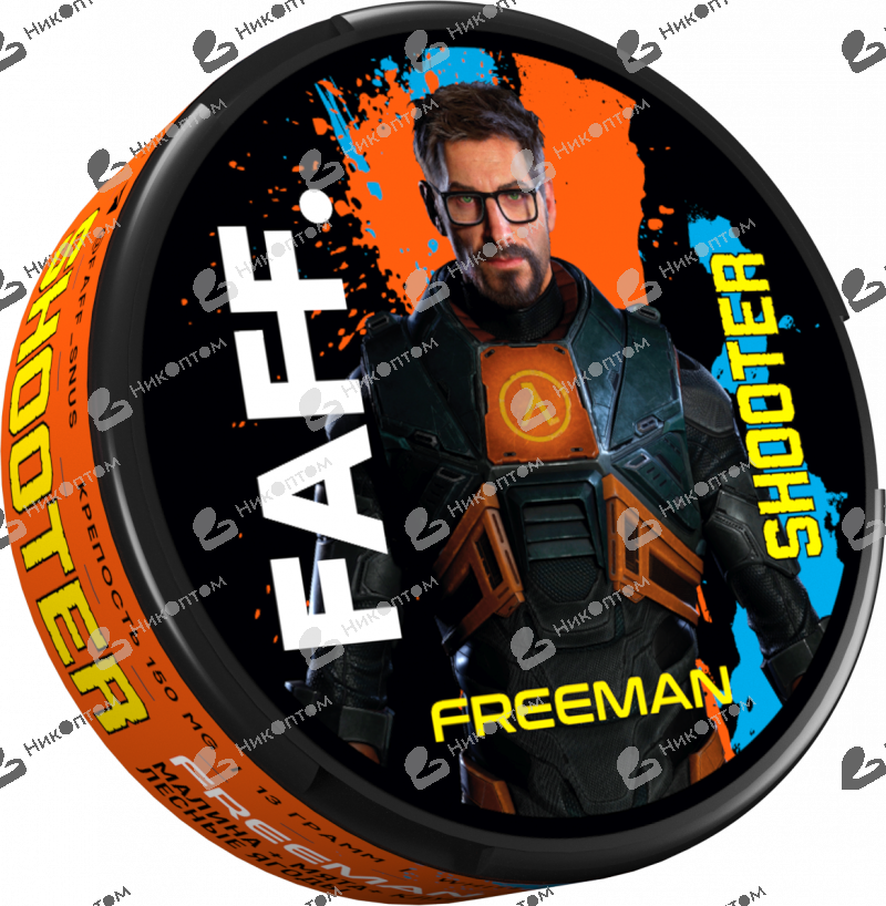 FAFF. - SHOOTER - FREEMAN - Малина + Мята + Клубника + Лесные ягоды (150mg)