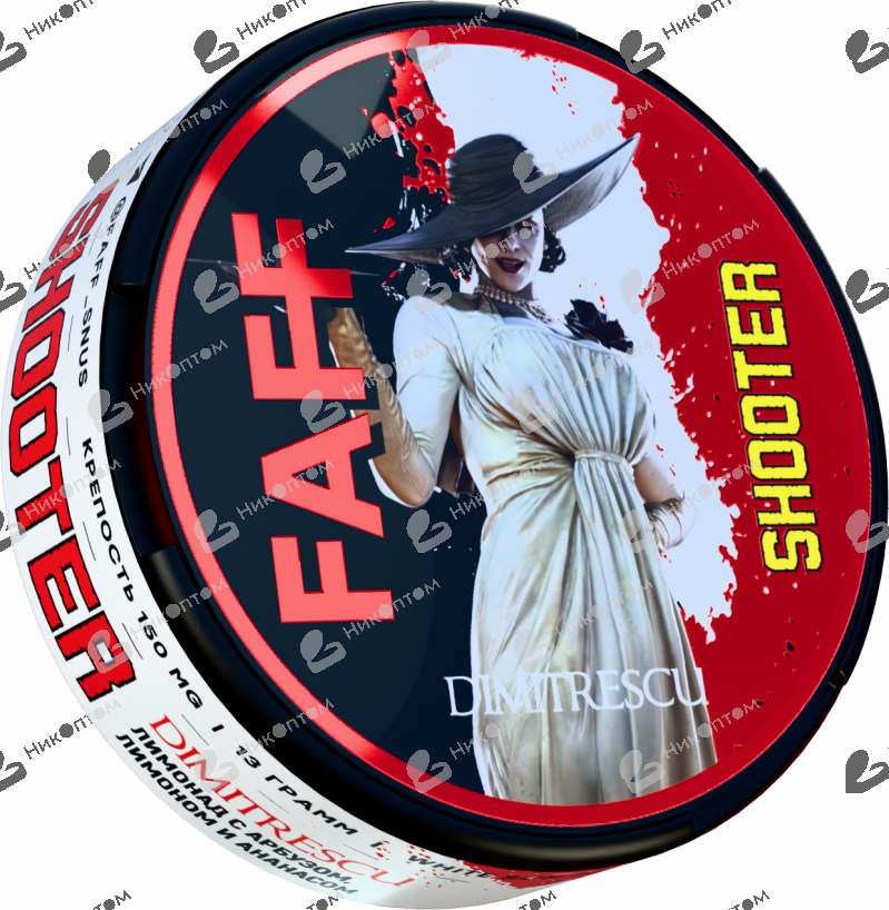 FAFF. - SHOOTER - DEMITRESCUI - Лимонад с Арбузом, Лимоном и Ананасом (150mg)