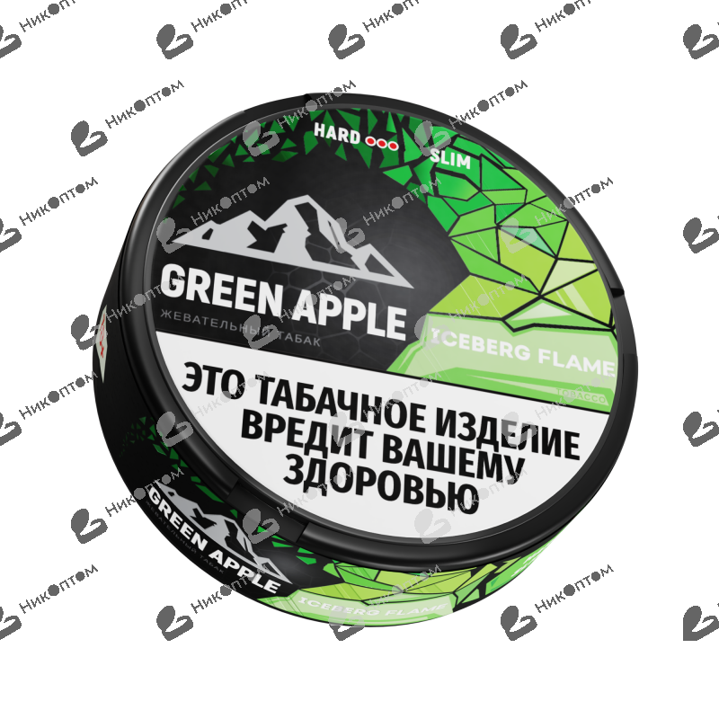 ICEBERG - ЧЗ (акциз) - 13gr - HARD SLIM - GREEN APPLE