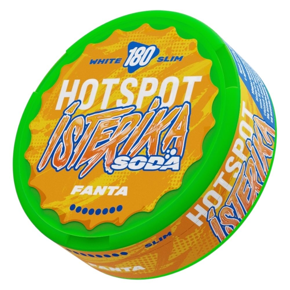 HOTSPOT X ISTERIKA - SODA - SLIM - FANTA (180mg)