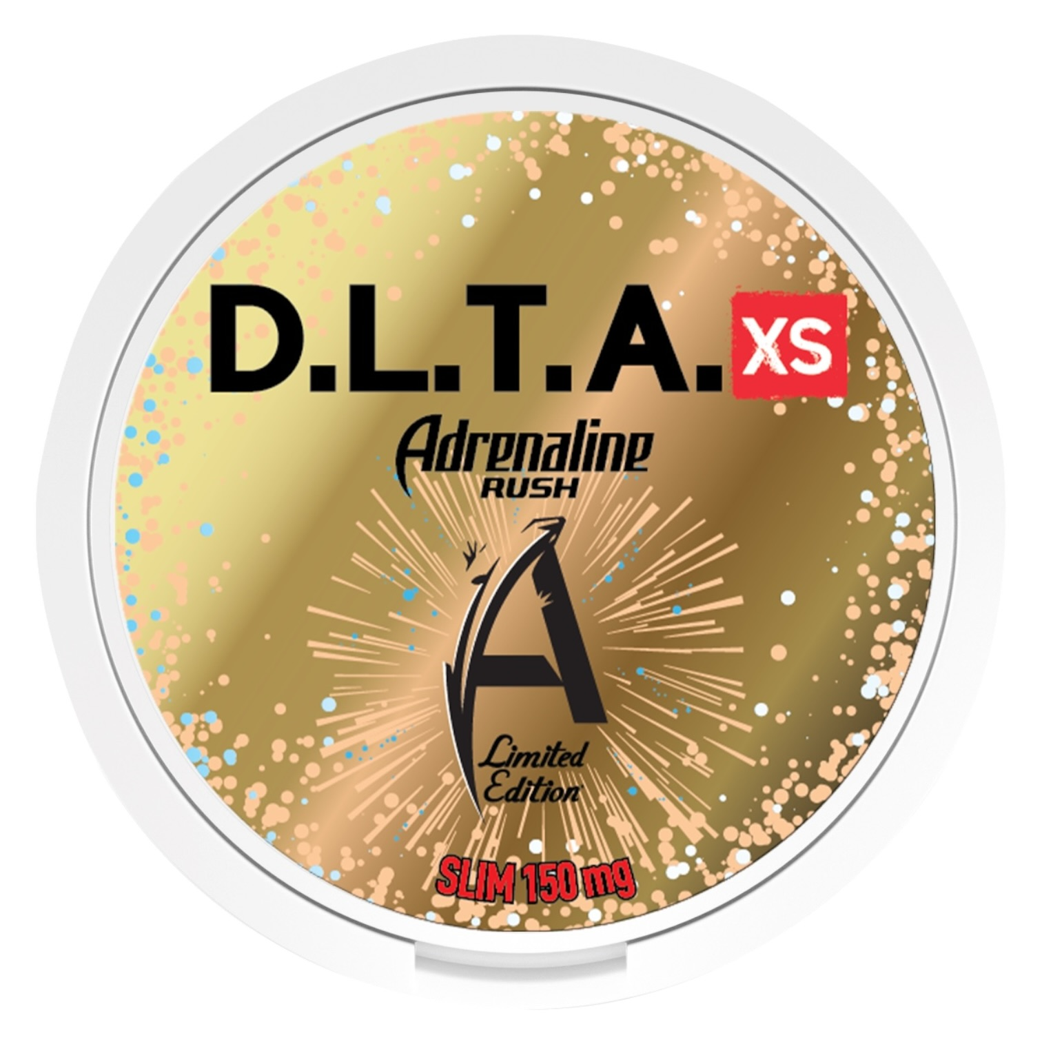 D.L.T.A. - XS - SLIM - 150mg - ADRENALINE - LIMITED - GOLD