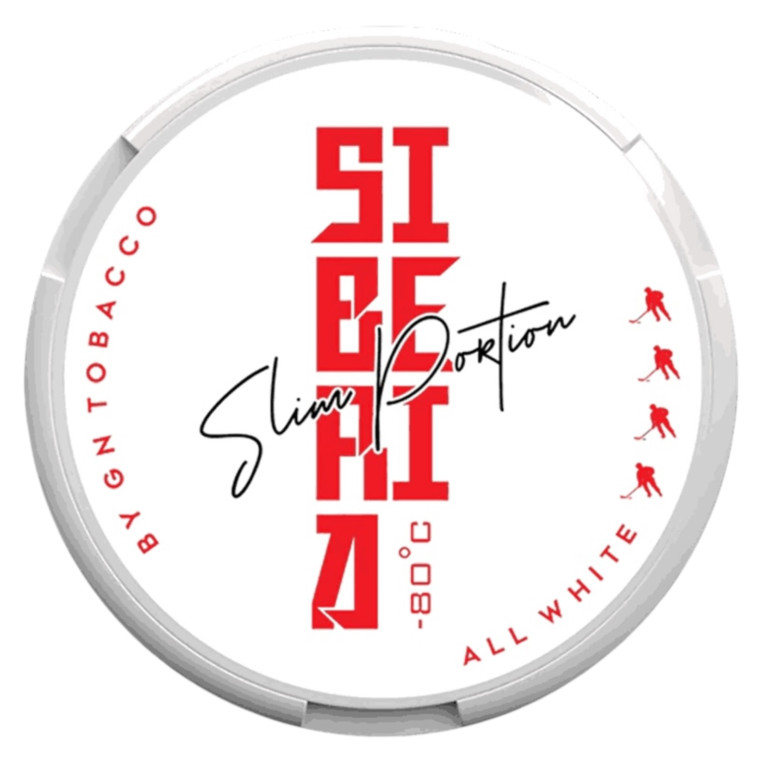 Бестабачный - SIBERIA - SLIM - 33mg - 20gr - ALL WHITE (original)