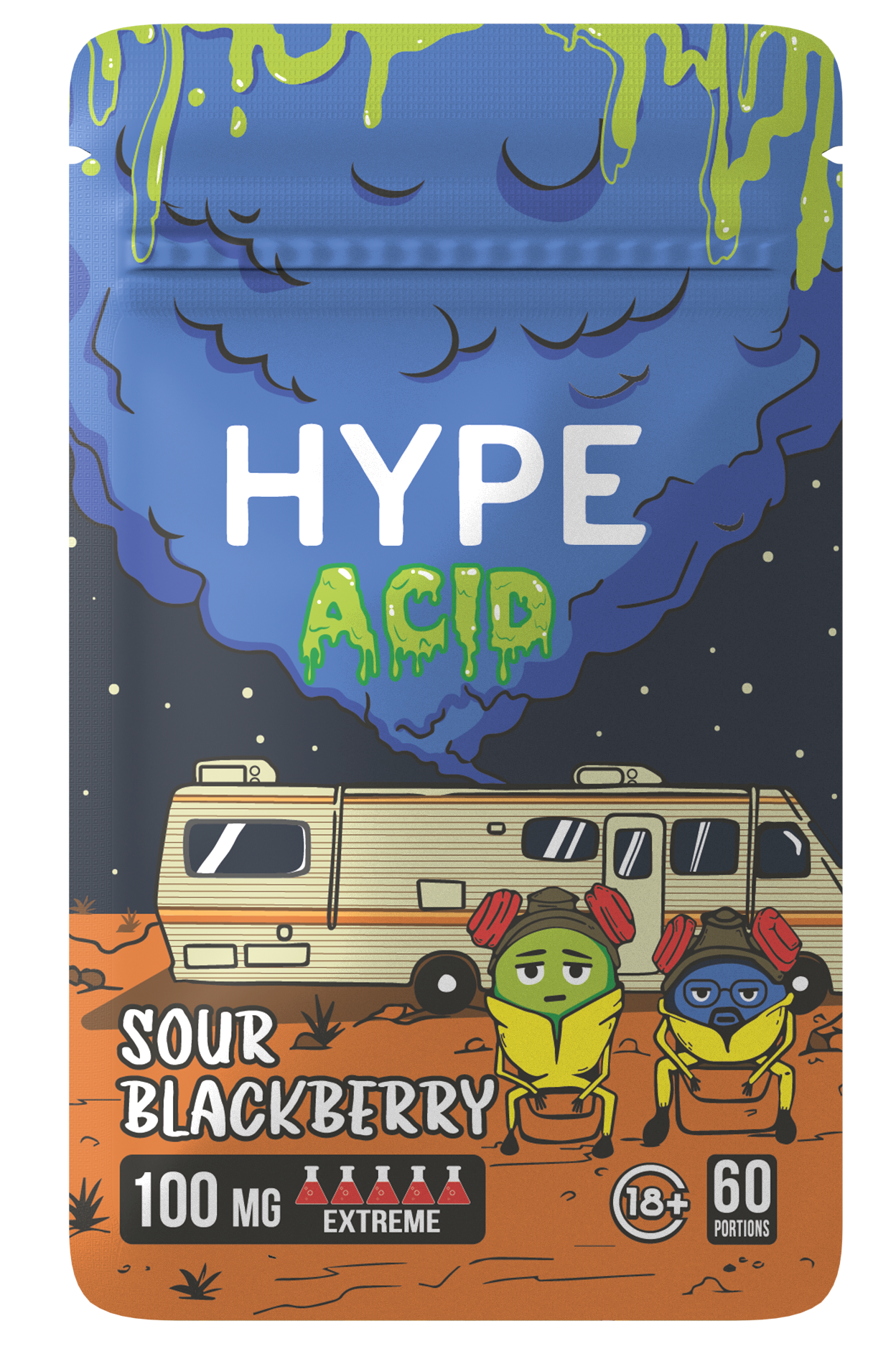 HYPE - ACID - SOUR BLACKBERRY (100mg)