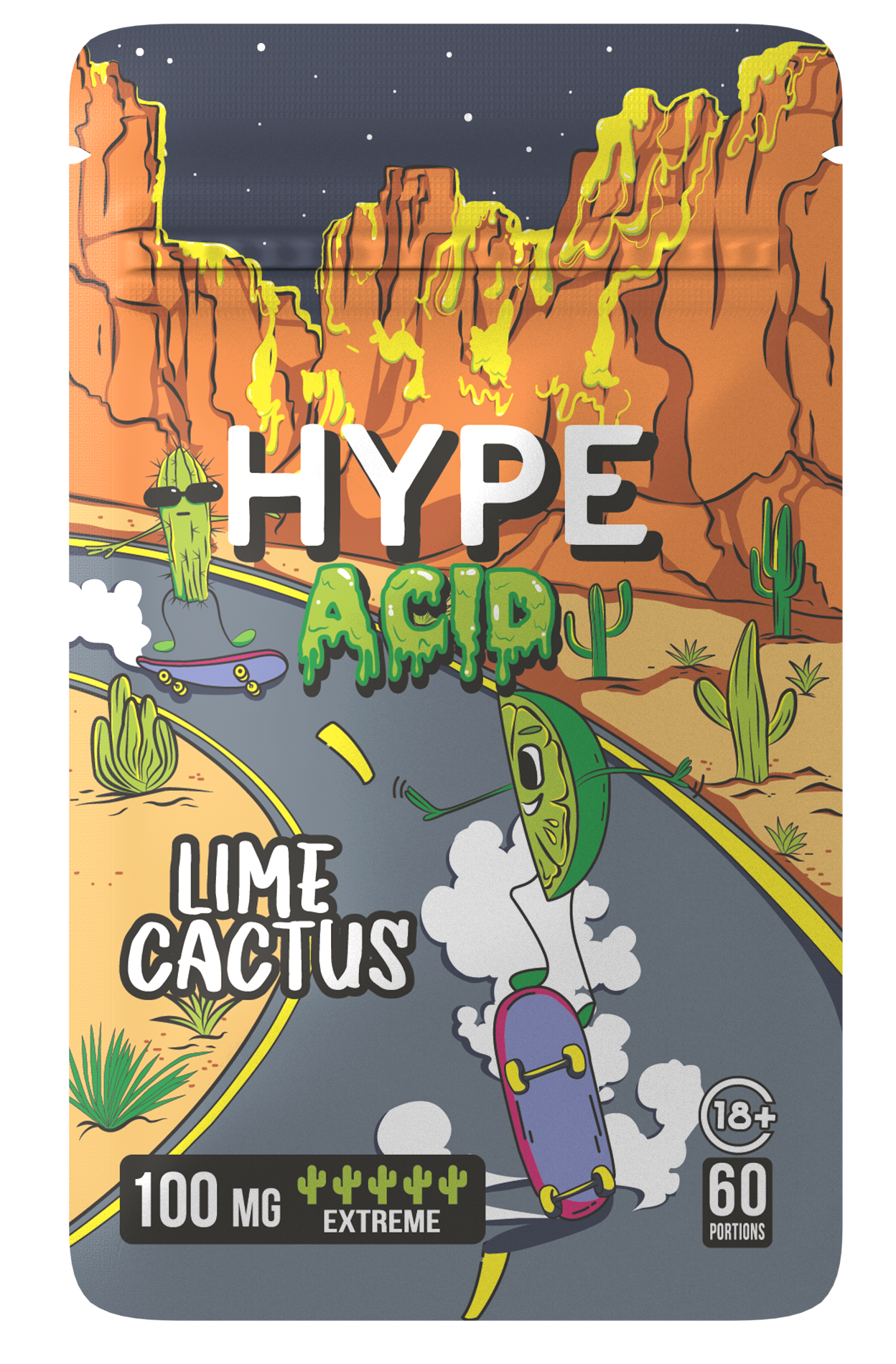 HYPE - ACID - LIME CACTUS (100mg)