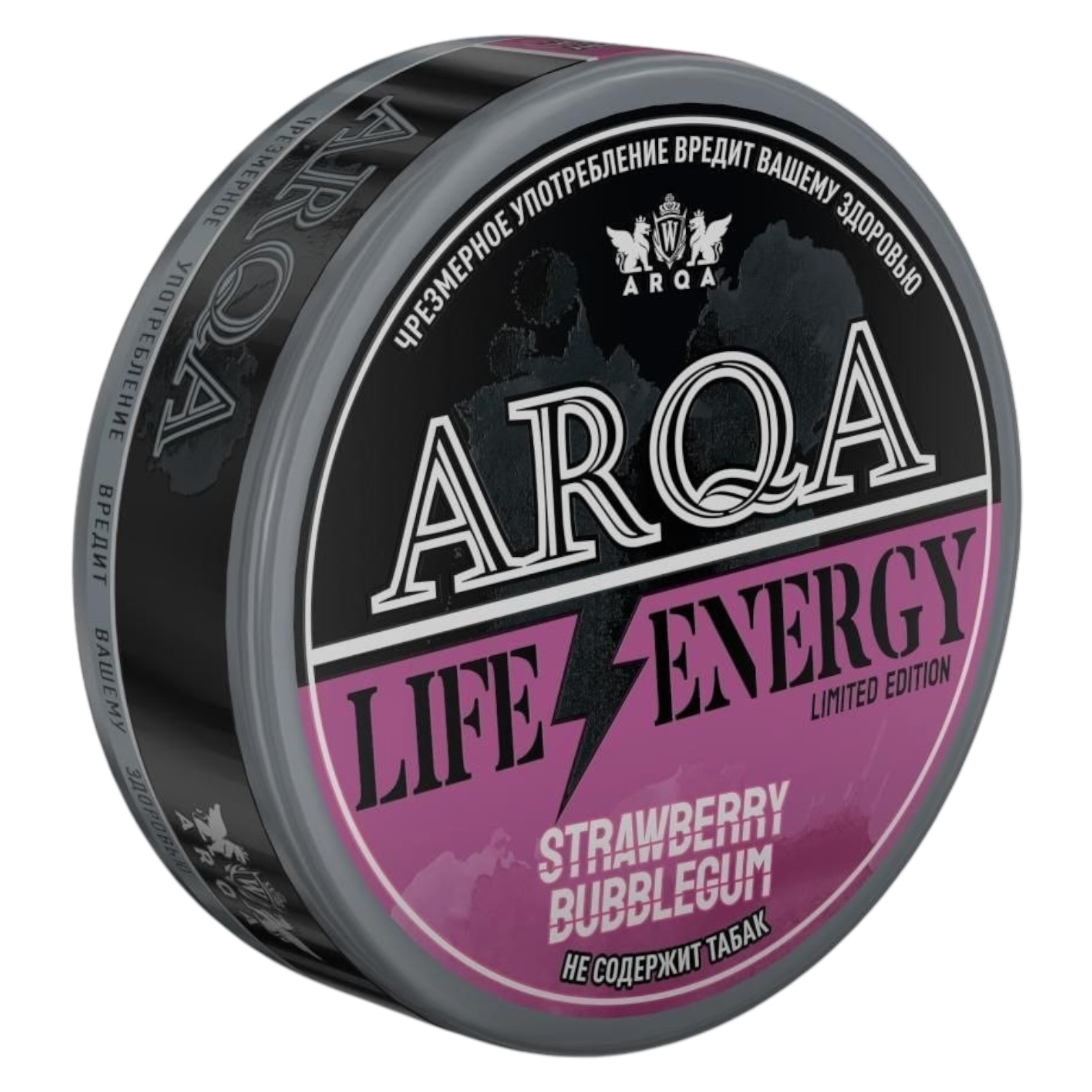 ARQA - LIFE⚡ENERGY - Strawberry Bubblegum - Клубничная Жвачка (120mg)