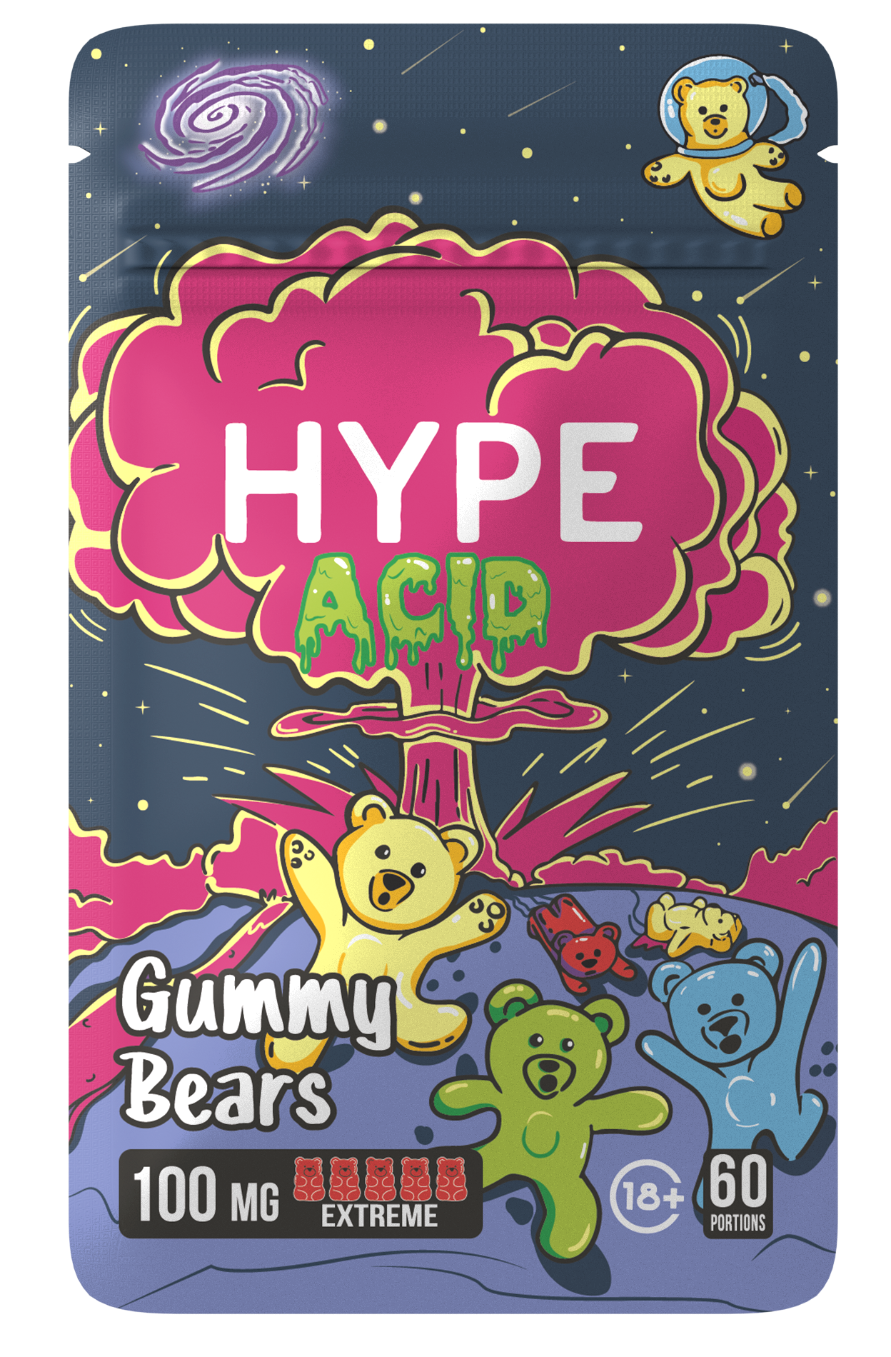 HYPE - ACID - GUMMY BEARS (100mg)