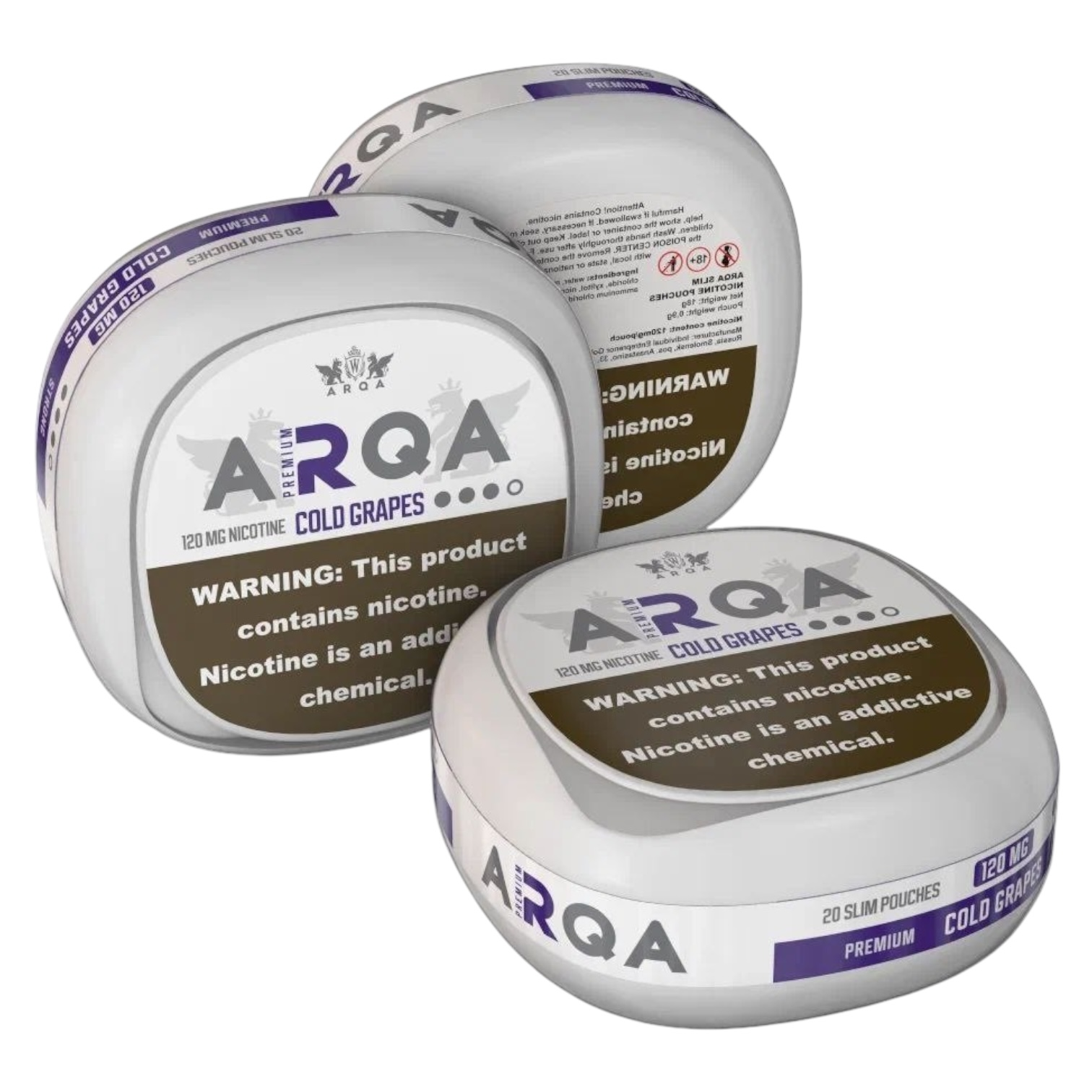 ARQA - PREMIUM (Slim) - COLD GRAPES - Холодный Виноград (120mg)
